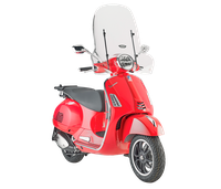 Parabrezza windscreen 002 mounted-on givi GIVI 104A montato su Piaggio Vespa GTS 310 (25)