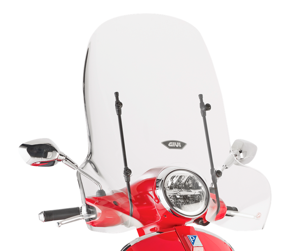 Parabrezza windscreen mounted-on givi GIVI 104A montato su Piaggio Vespa GTS 310 (25)