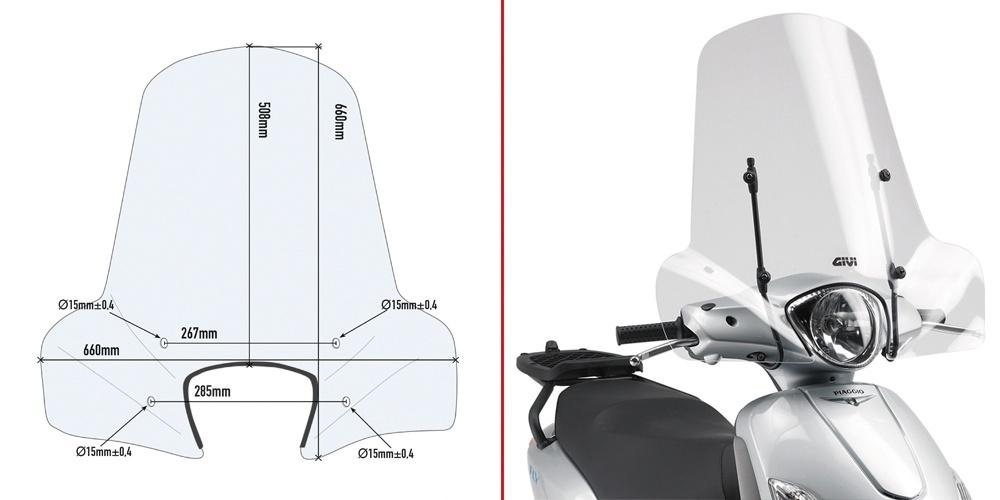 Parabrezza GIVI 107A