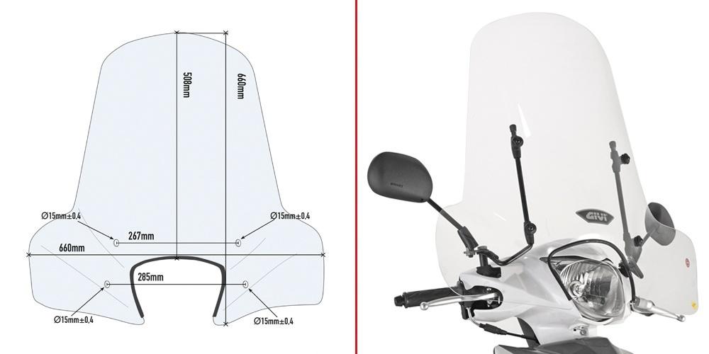 Parabrezza GIVI 107A