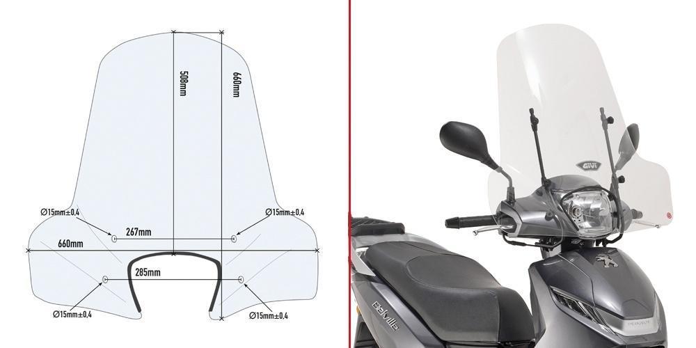 Parabrezza GIVI 107A
