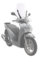 Vetro GIVI 1128A montata su Honda SH 150i ABS (12)
