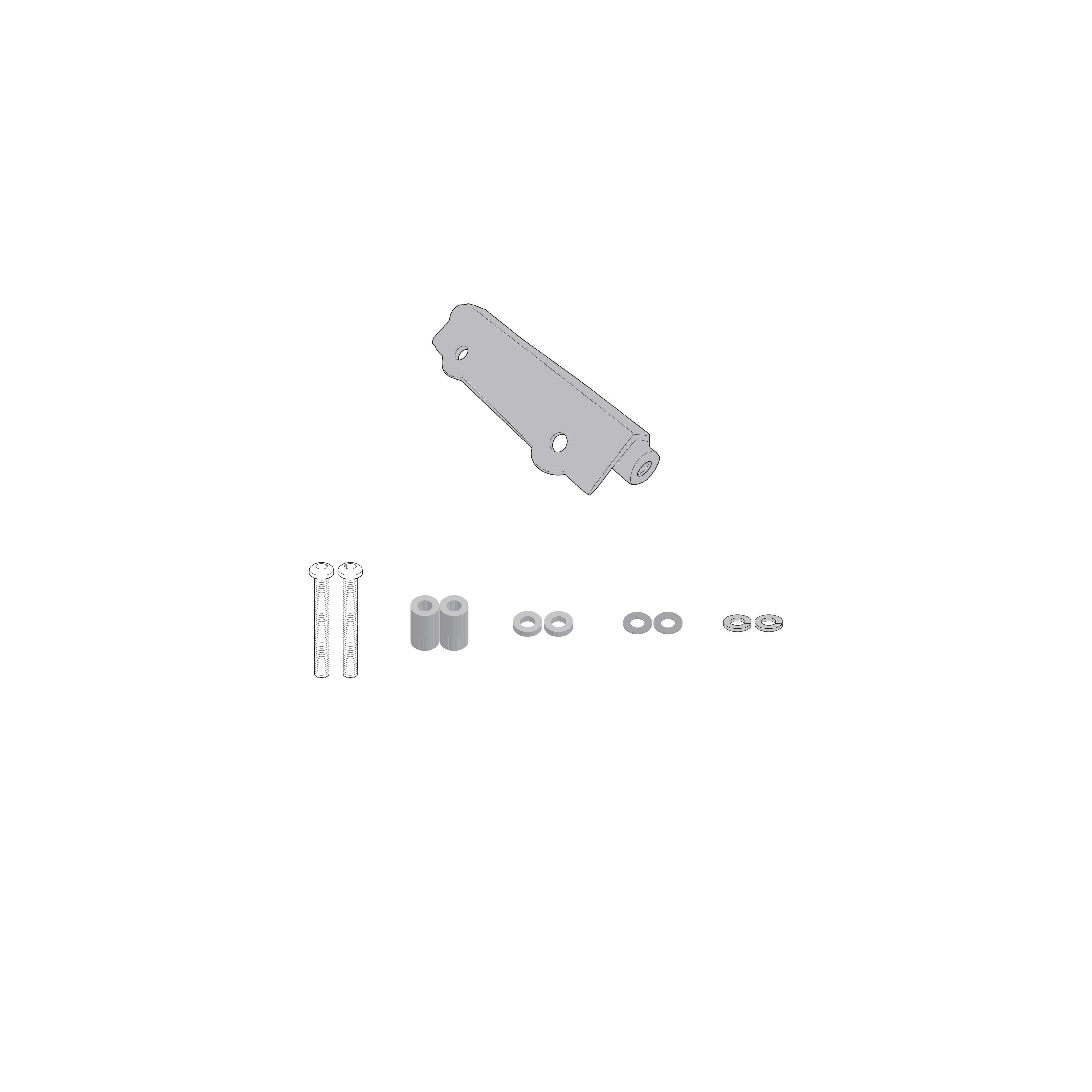 Kit fissaggio GIVI 1161KIT