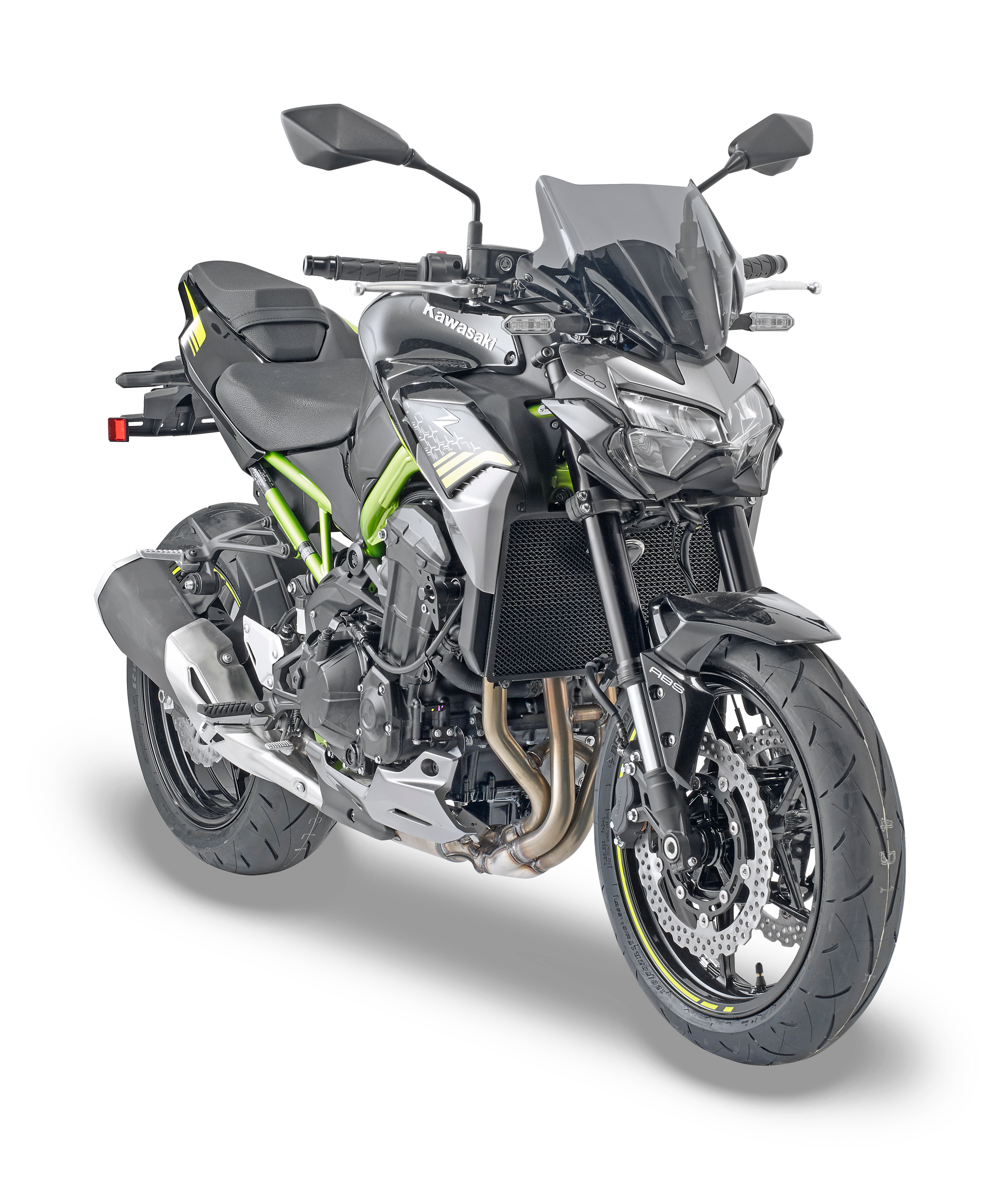 1176A screen GIVI mounted with A4128A on Kawasaki Z 900 (20)