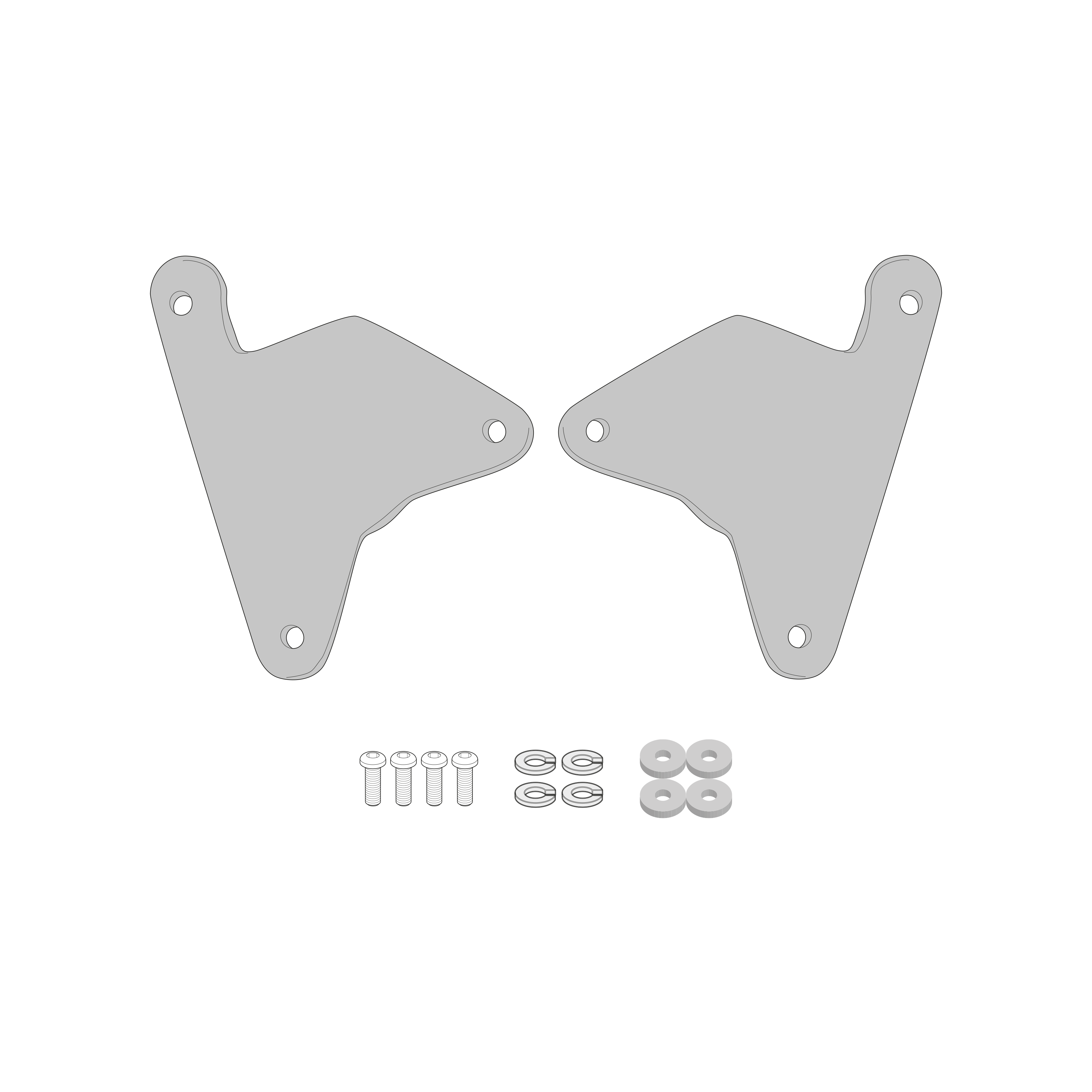 Kit fissaggio GIVI 1179KIT