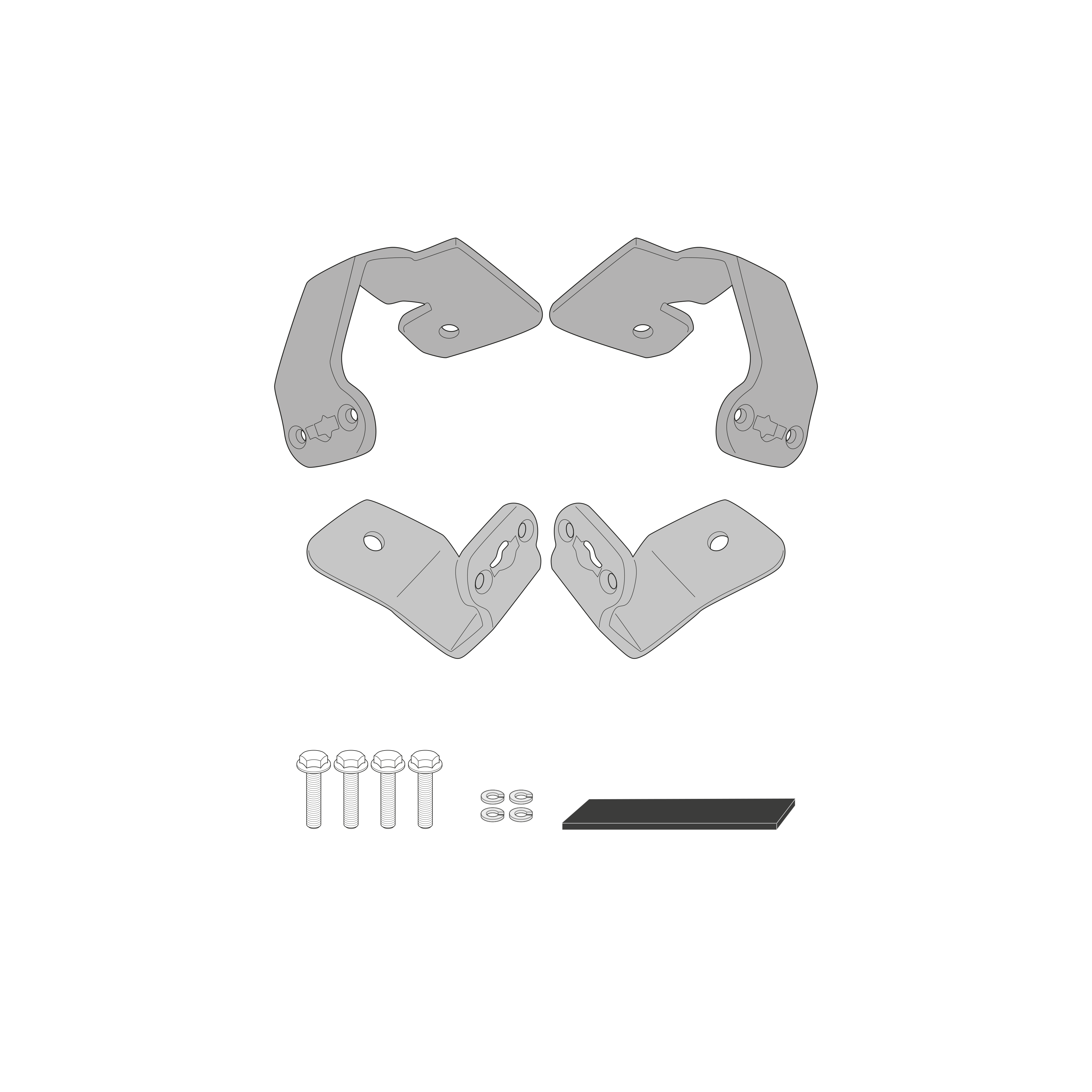Kit fissaggio GIVI 1192KIT