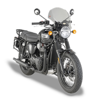 Vetro GIVI 140S montato con AL6410A su Triumph Bonneville T100 (17)