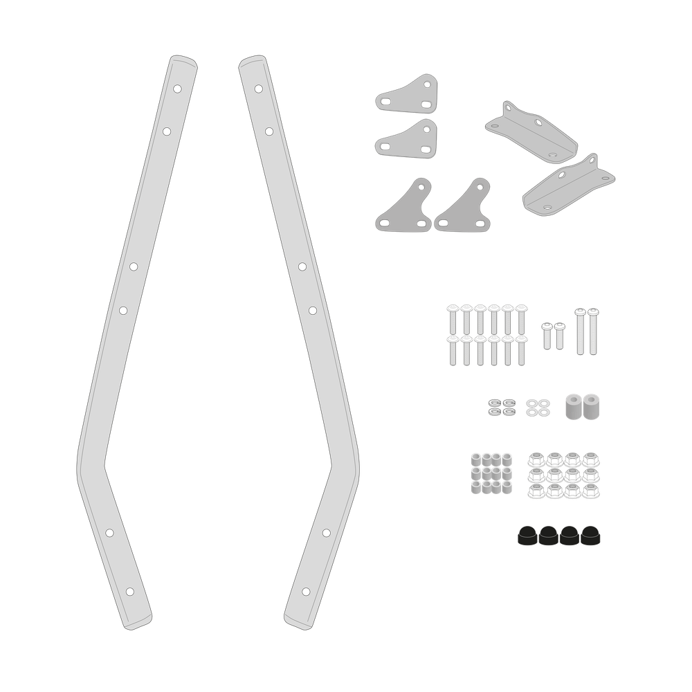 Supporto per valigie centrali GIVI 2156FZ