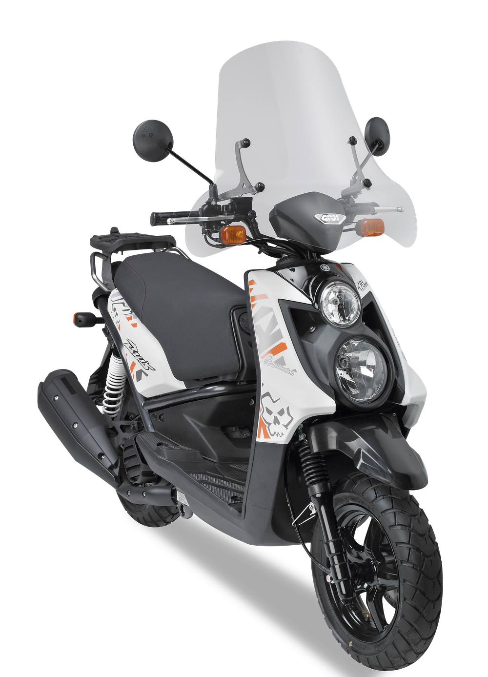 Vetro GIVI 288A montato con A288A su Yamaha BW'S 125 (10)