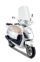Vetro GIVI 293A montato con A293A su Sym Fiddle II 50 (09)
