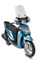 Vetro GIVI 308A montato con A1100A su Honda SH 300i (11)