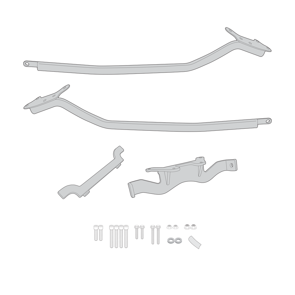 Supporto per valigie centrali GIVI 3111FZ