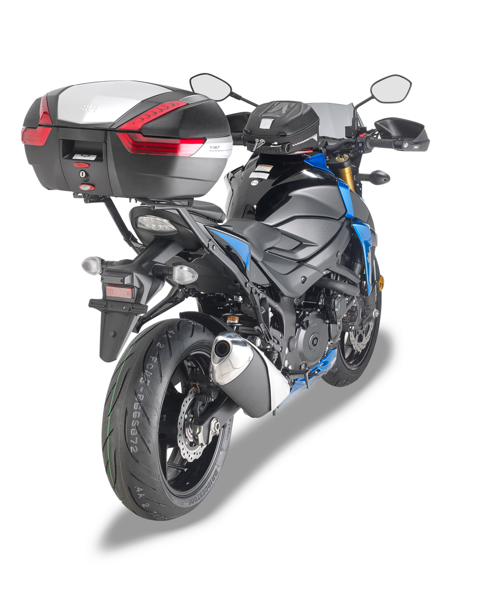 Attacco GIVI 3113FZ montato con V47N su Suzuki GSX S750 (17)