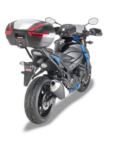 Attacco GIVI 3113FZ montato con V47N su Suzuki GSX S750 (17)