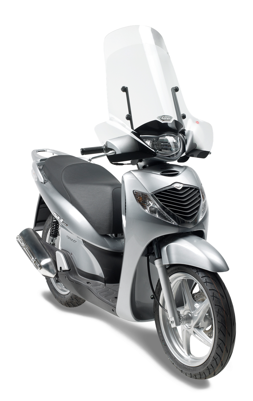 Vetro GIVI 311A montato con A311A su Honda SH 125i (05)