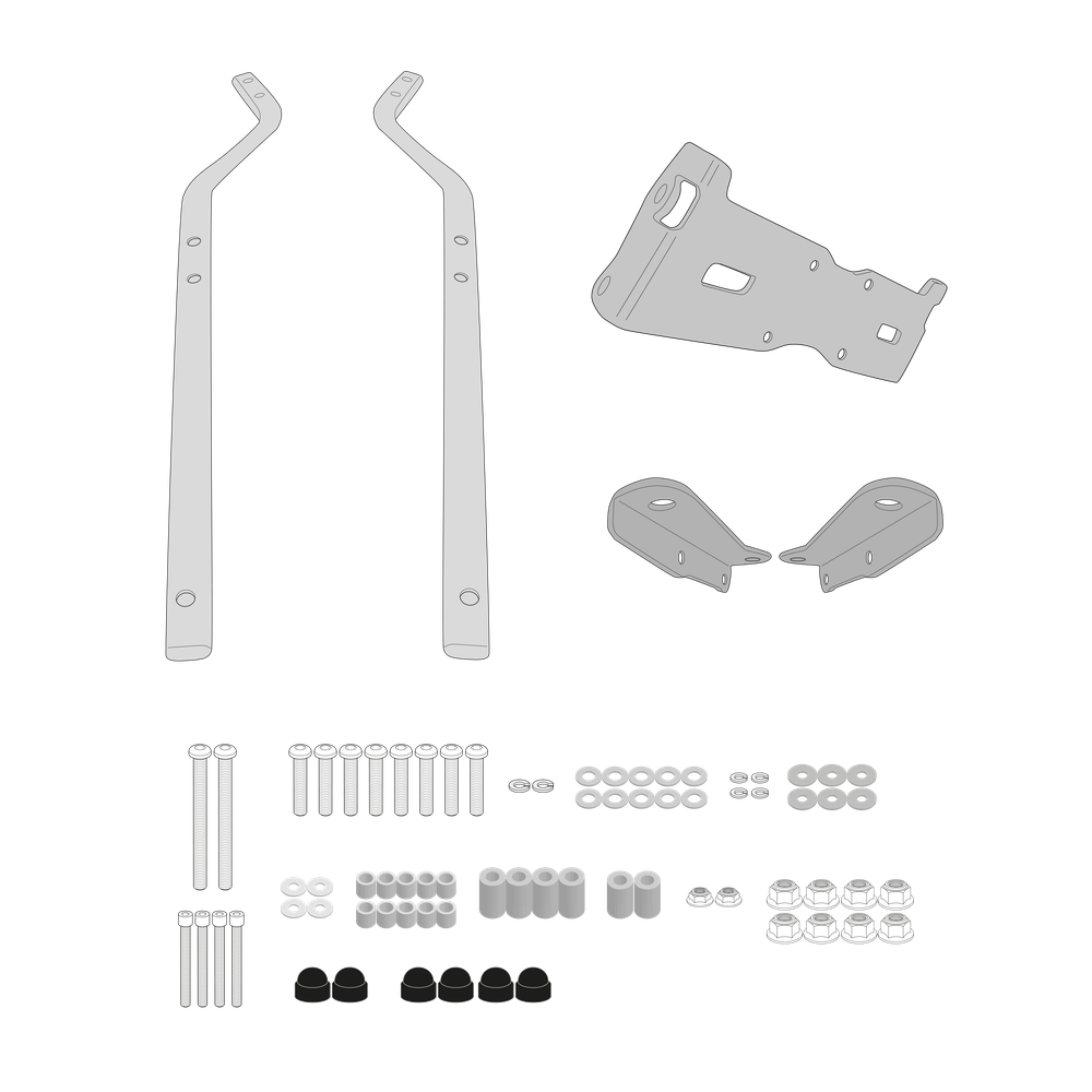 Supporto per valigie centrali GIVI 3121FZ