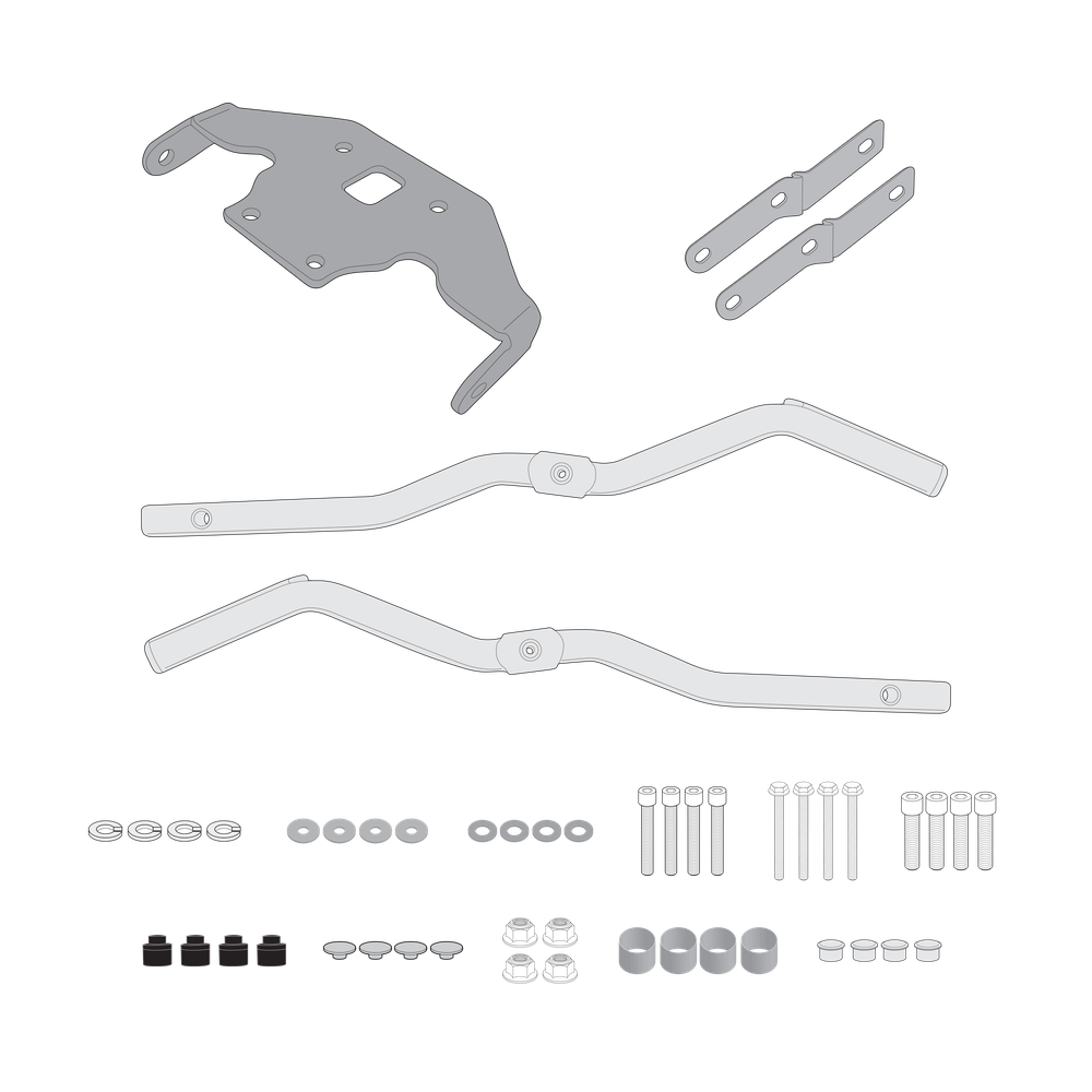 Supporto per valigie centrali GIVI 4118FZ