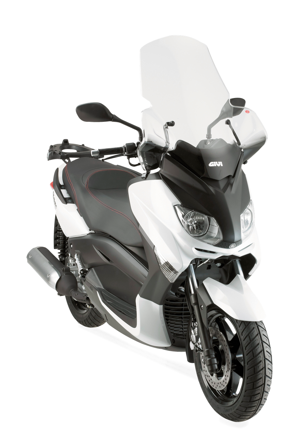 Vetro GIVI 446DT montato con D446KIT su Yamaha X-MAX 125 (10)