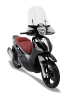 Vetro GIVI 5606A montato con A5606A su Piaggio Beverly 350 (10)