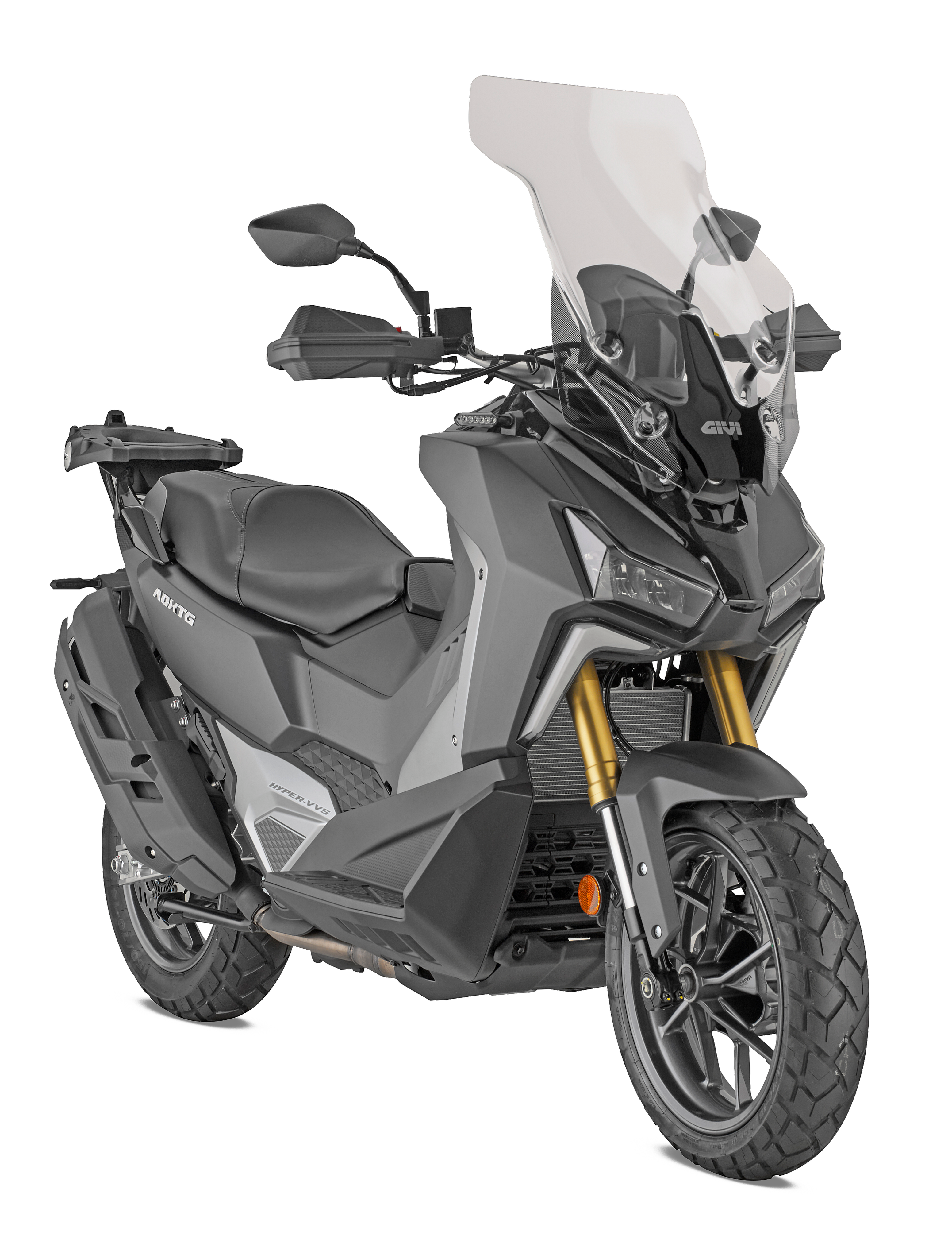 7072DT  vetro specifico trasparente montato su SYM ADX TG 400 (25)