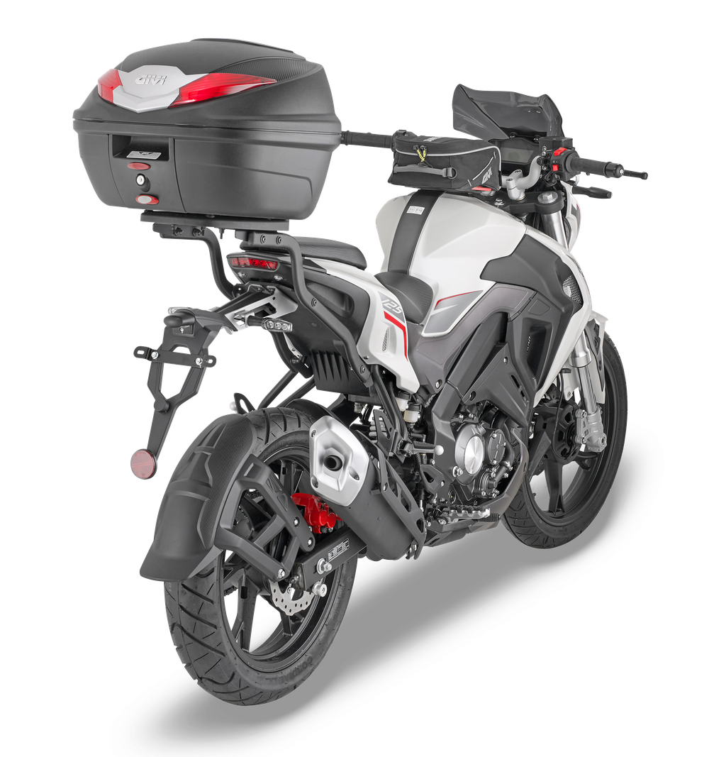 Attacco GIVI 9103FZ montato con B360N su Keeway RKF 125 (18)