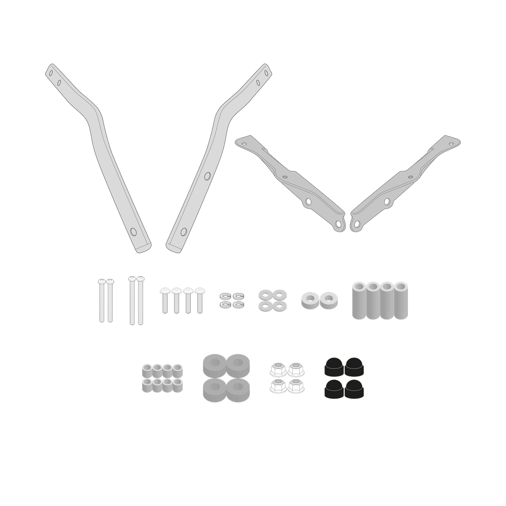 Supporto per valigie centrali GIVI 9222FZ
