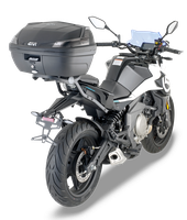 Attacco GIVI 9223FZ montato con B47NT su CF Moto 650 NK (21)