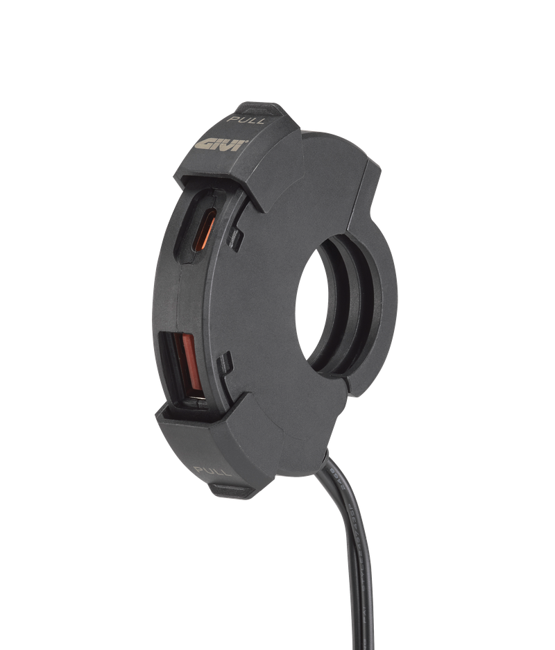 Presa elettrica USB e USB-C da manubrio