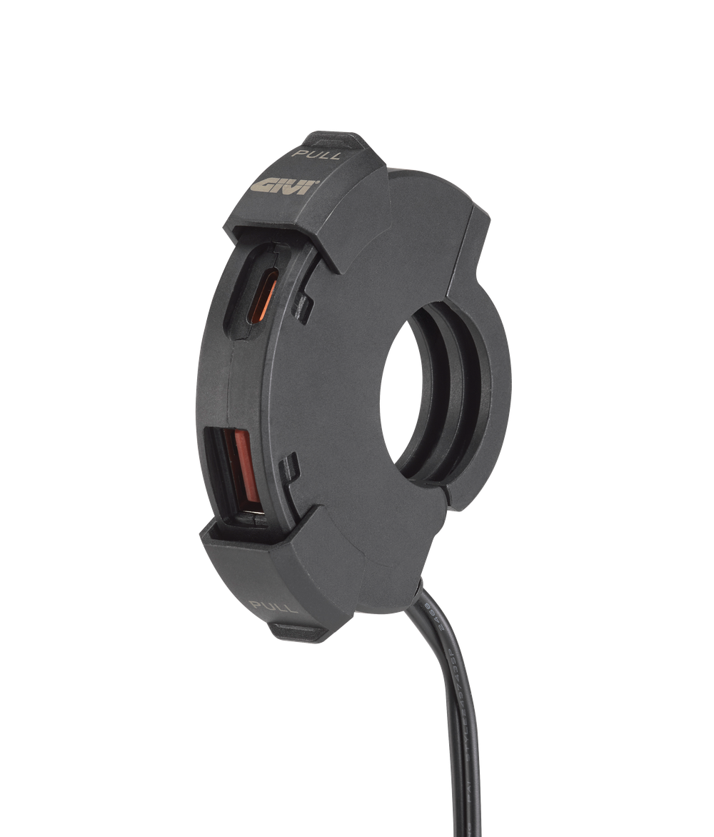 Presa elettrica USB e USB-C da manubrio