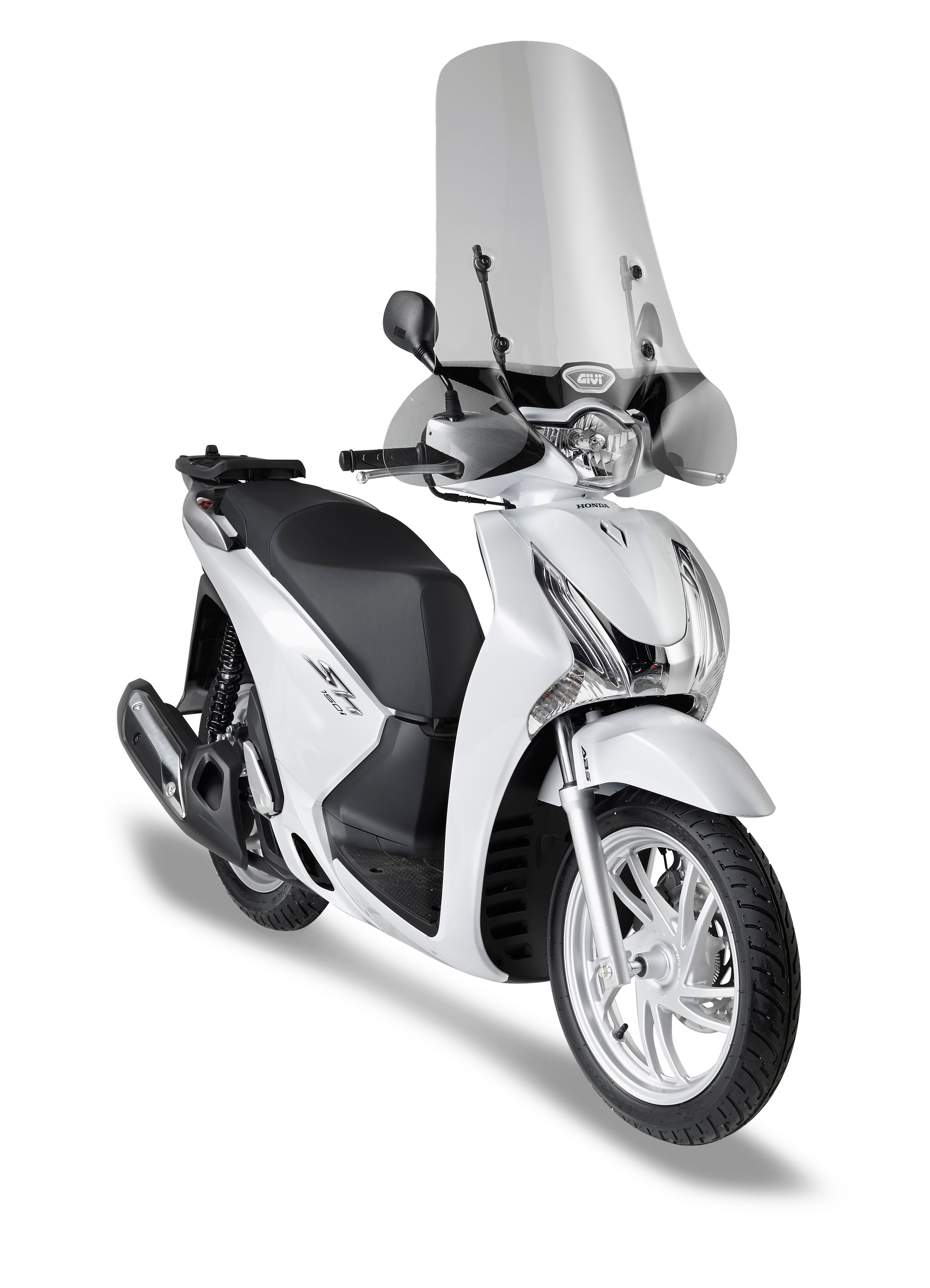 A1117A specific fitting kit GIVI mounted with 1117A on Honda SH 150i ABS (12)