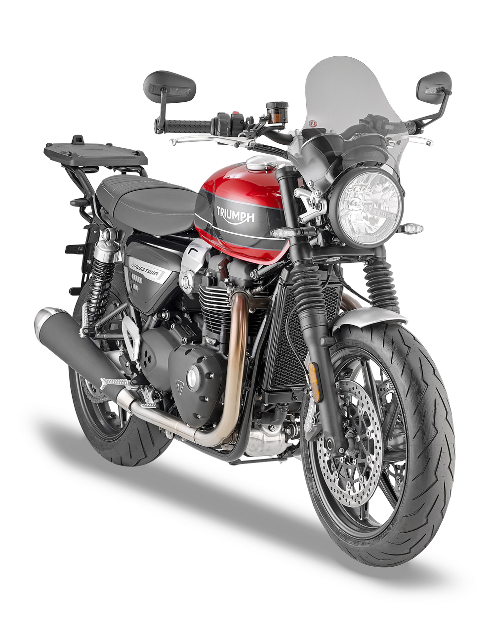 Vetro GIVI A201 montato con A6417A su Triumph Speed Twin 1200 (19)
