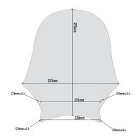 A201 - Accessori Parabrezzza Universale - dimensioni