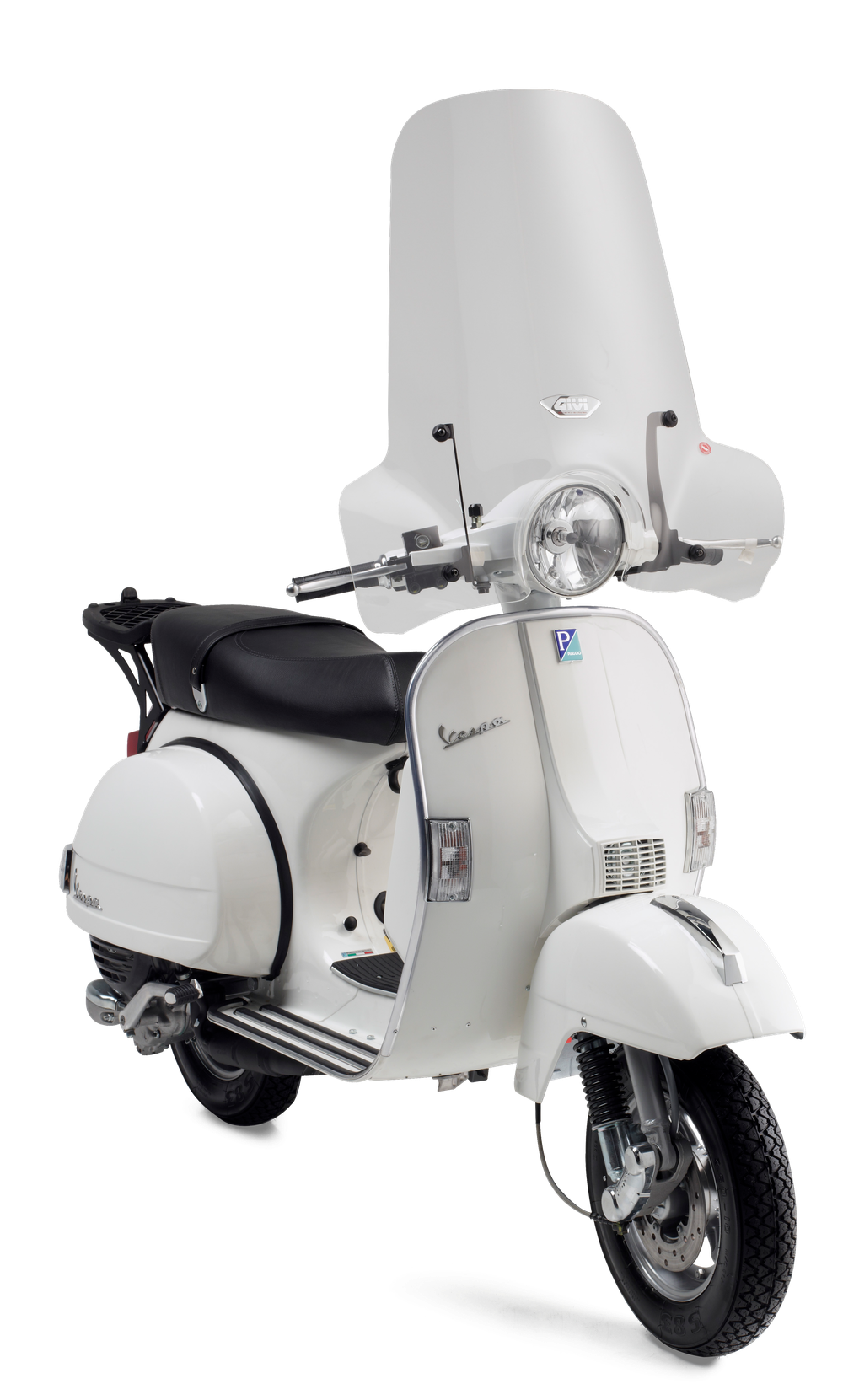 Attacco Specifico GIVI A5603A montato con 642A su Piaggio Vespa PX 150 (11)