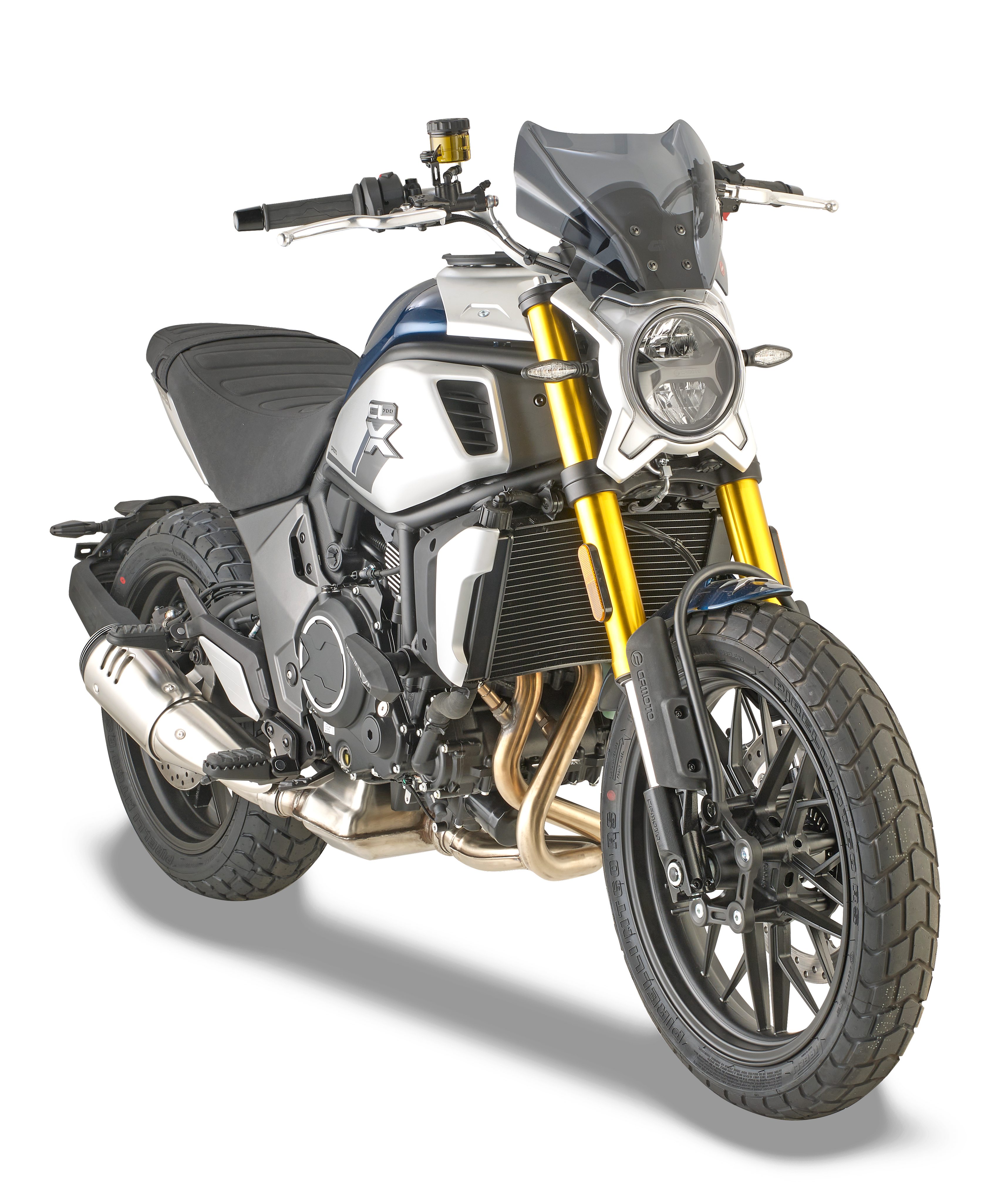 A9222A specific fitting kit GIVI mounted with 1173S on CF Moto 700 CL-X (21)