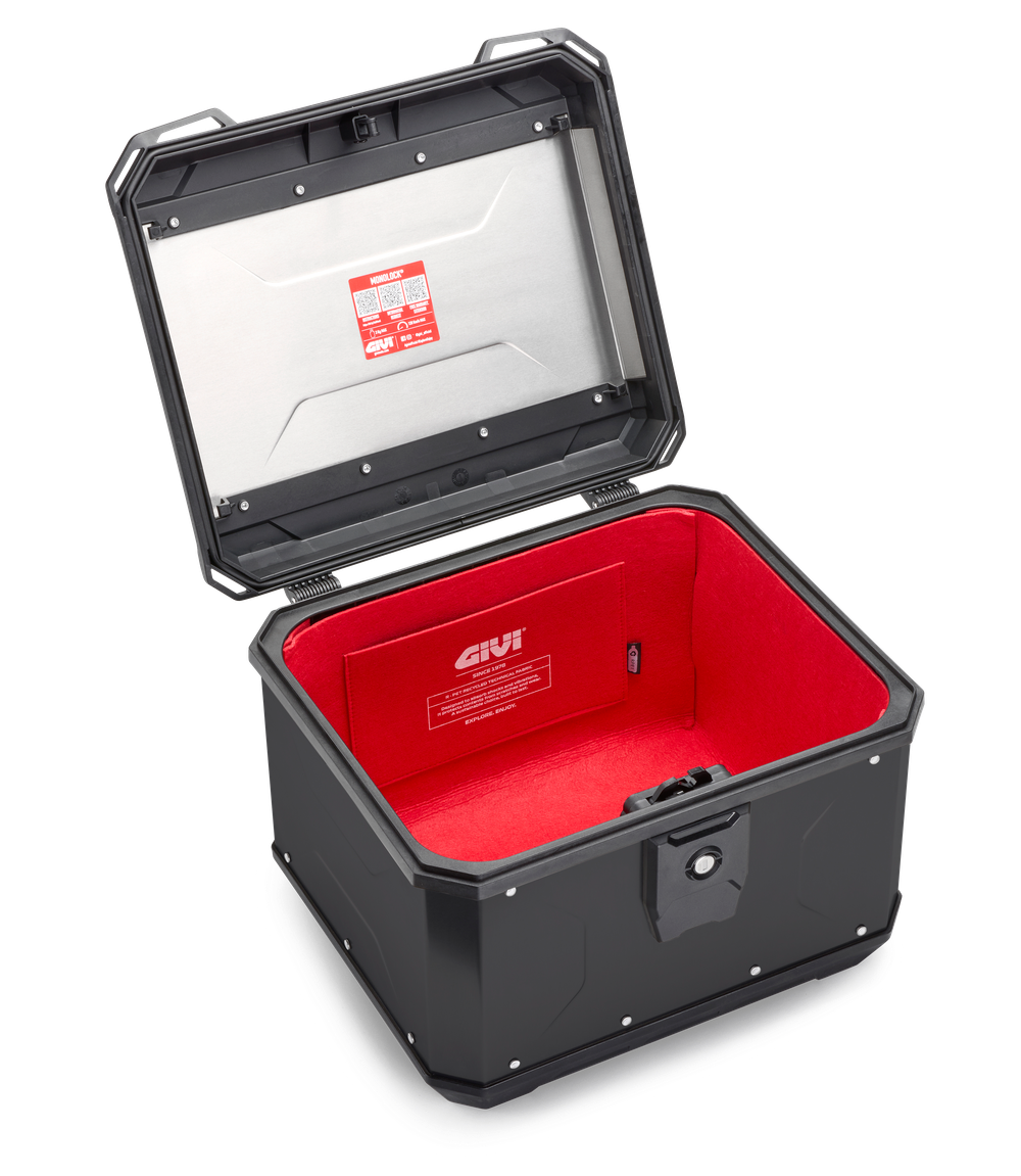 ALP44B2 top-case ALPINA black line aperto