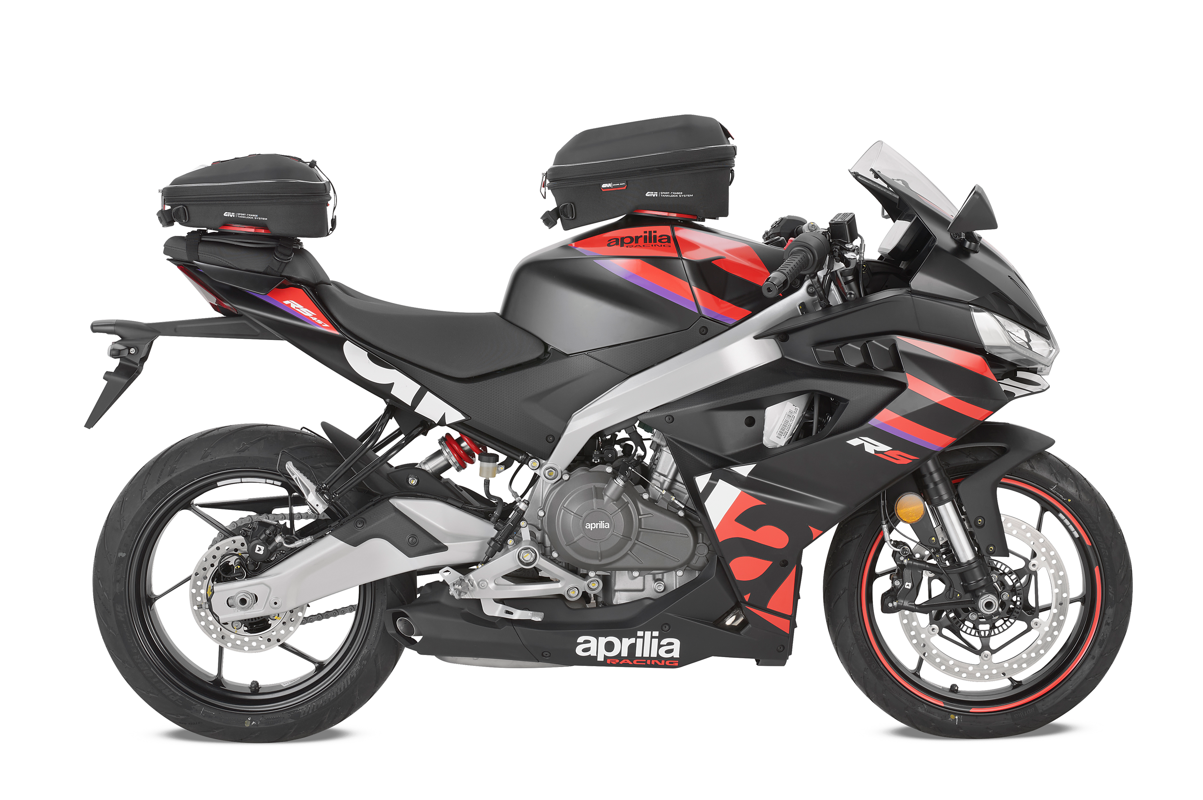 Aprilia RS 457 (24) allestita con GIVI ST610+