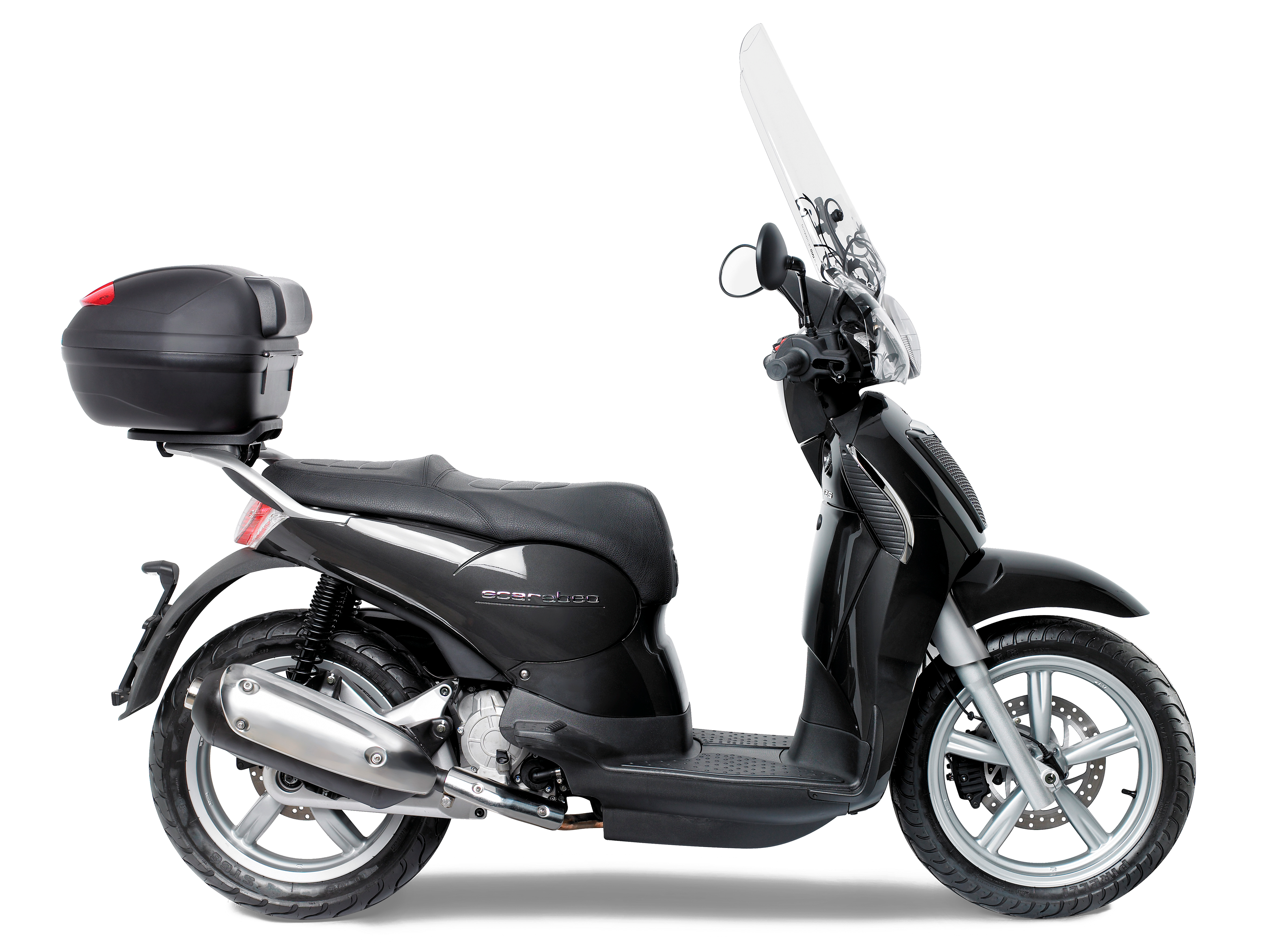 Allestimento GIVI su Aprilia Scarabeo 200 (07) lato