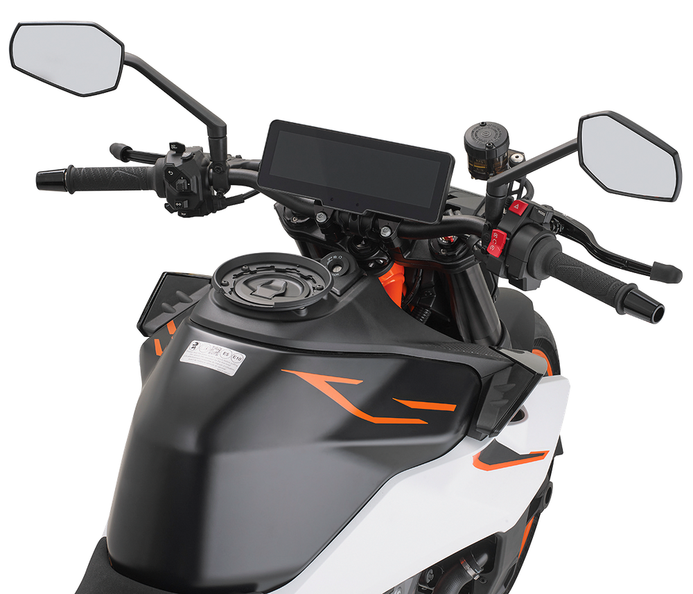 Flangia flange flange mounted-on givi GIVI BF100 montato su KTM 990 Duke (24)