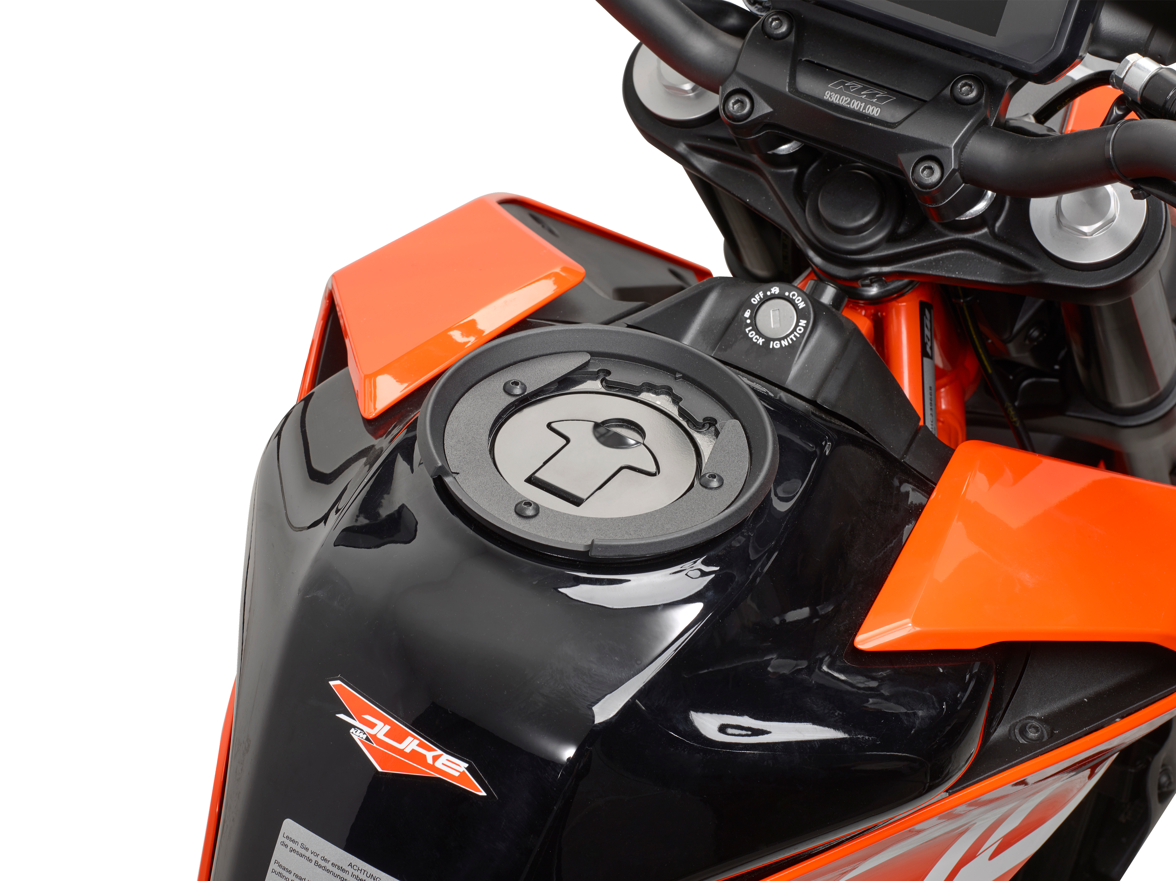 Flangia GIVI BF33 montata su KTM Duke 390 (17)