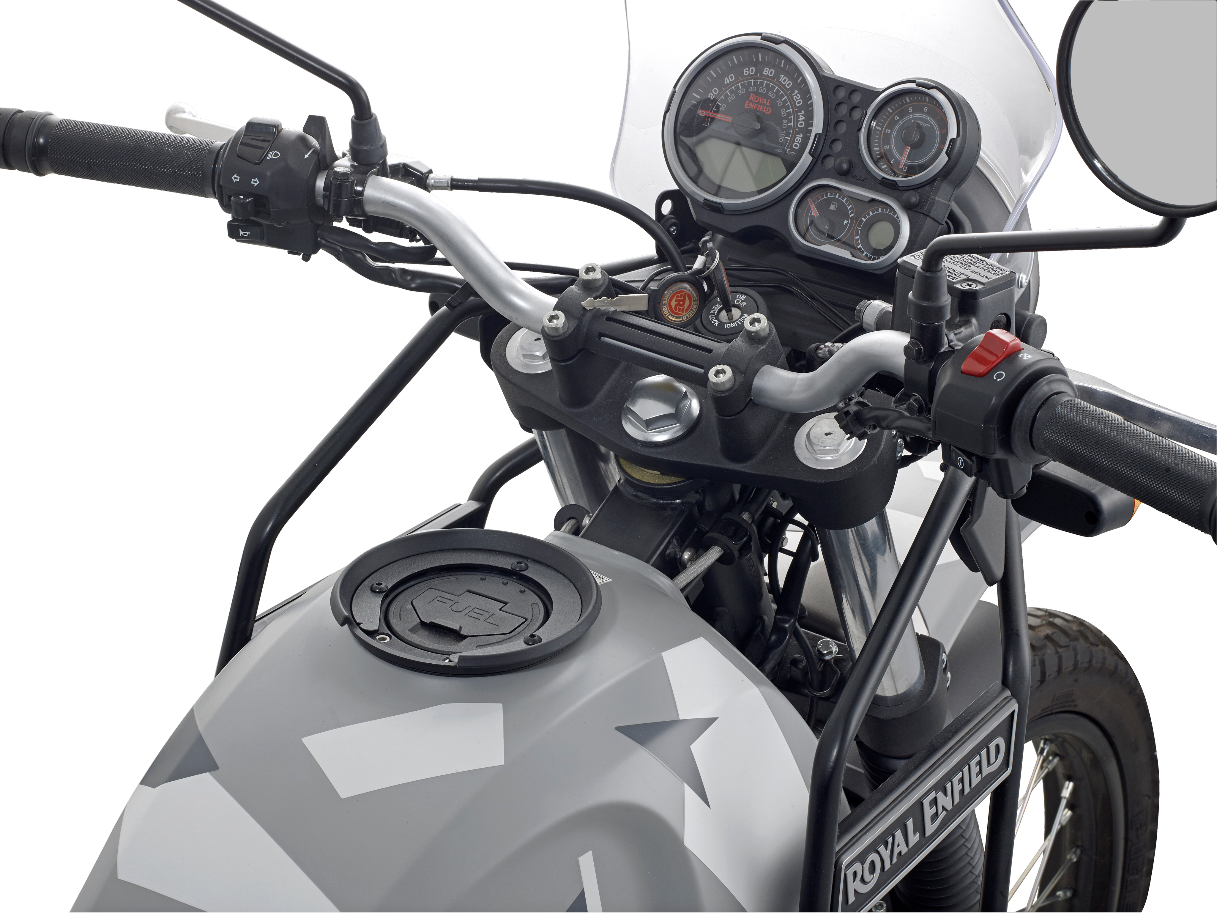 Flangia GIVI BF39 montata su Royal Enfield Himalayan (18)