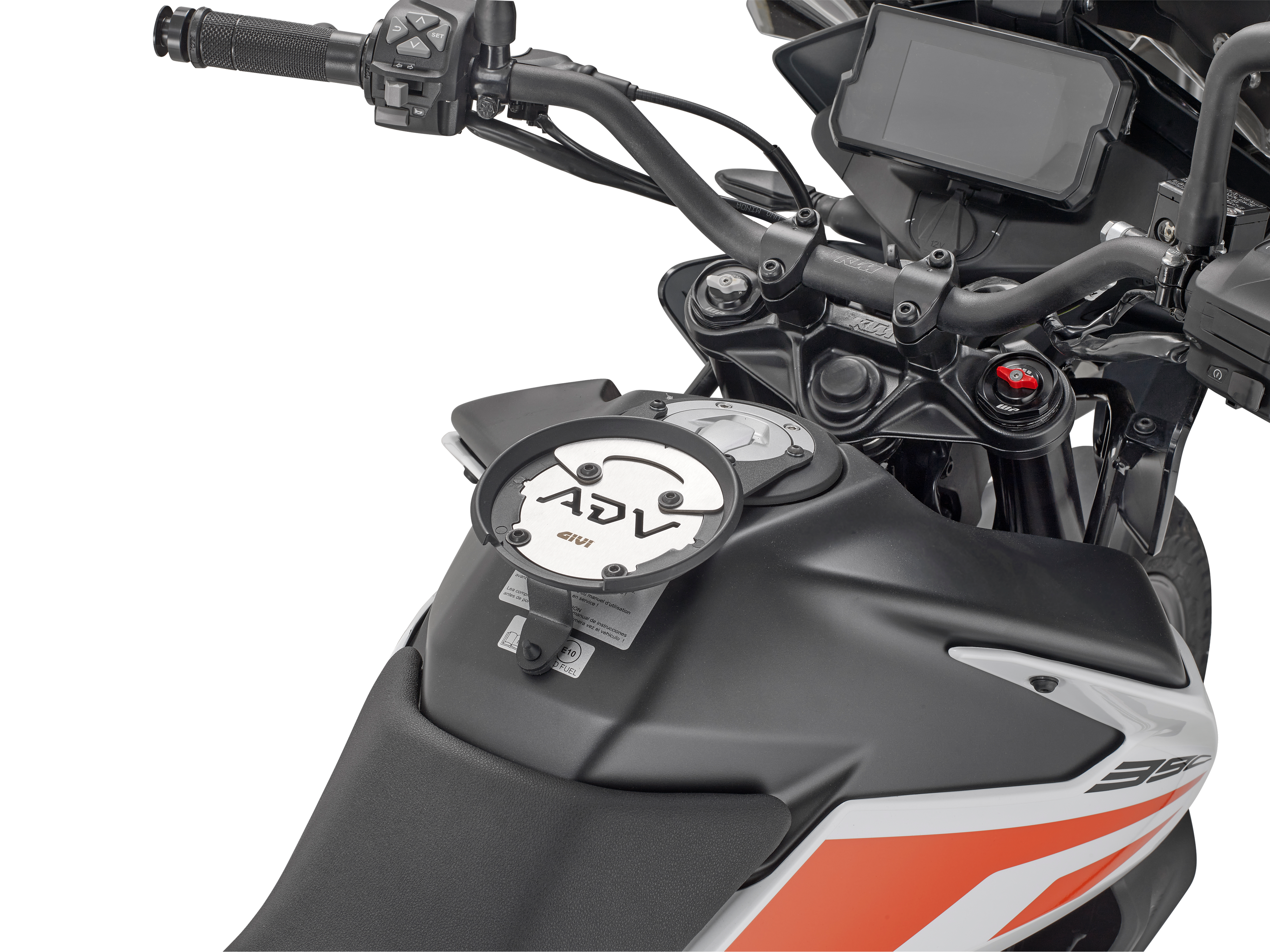 Flangia GIVI BF51 montata su KTM 390 Adventure (20)