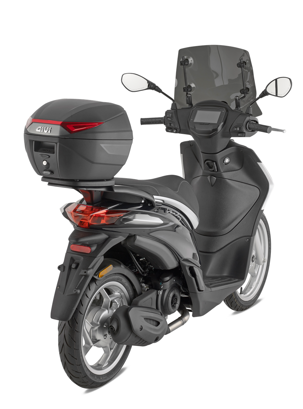 Bauletto GIVI C30 montata su Piaggio Liberty 50 (25)
