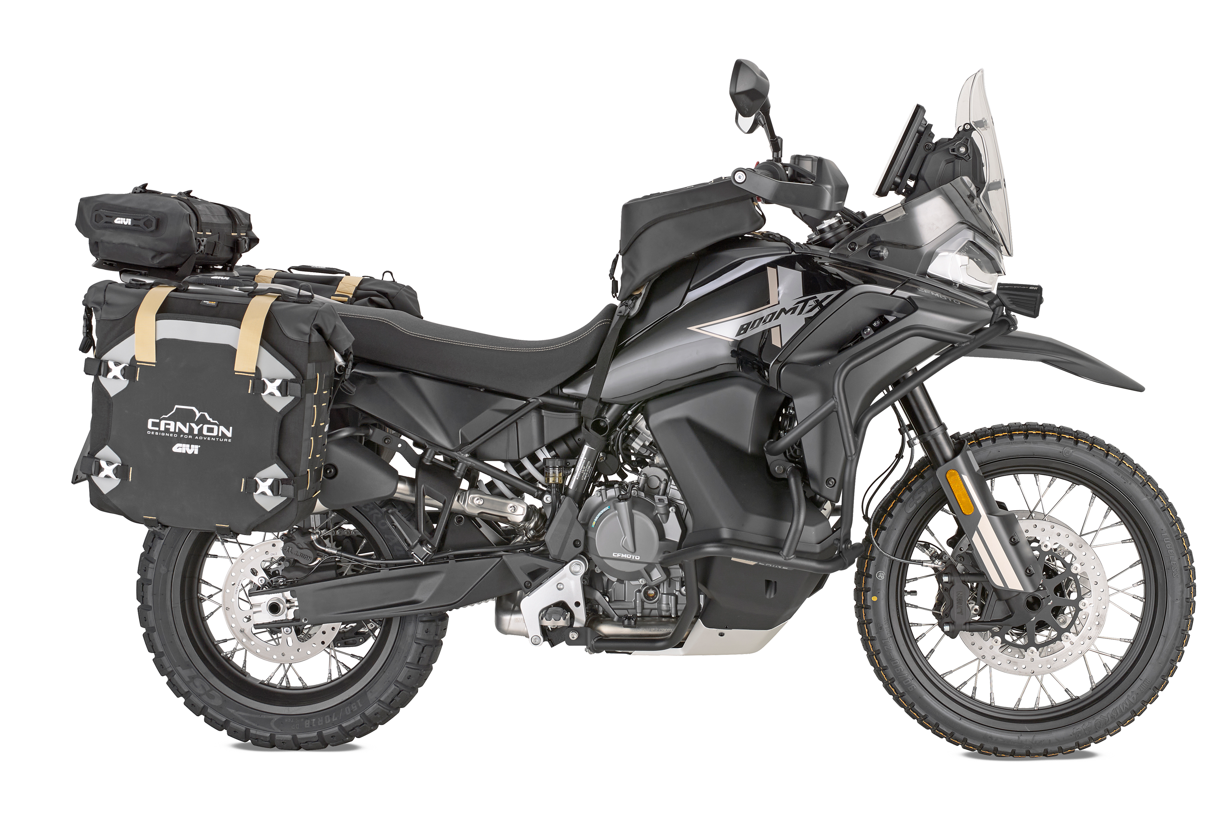 CF Moto 800 MT-X (25) allestita con GRT725