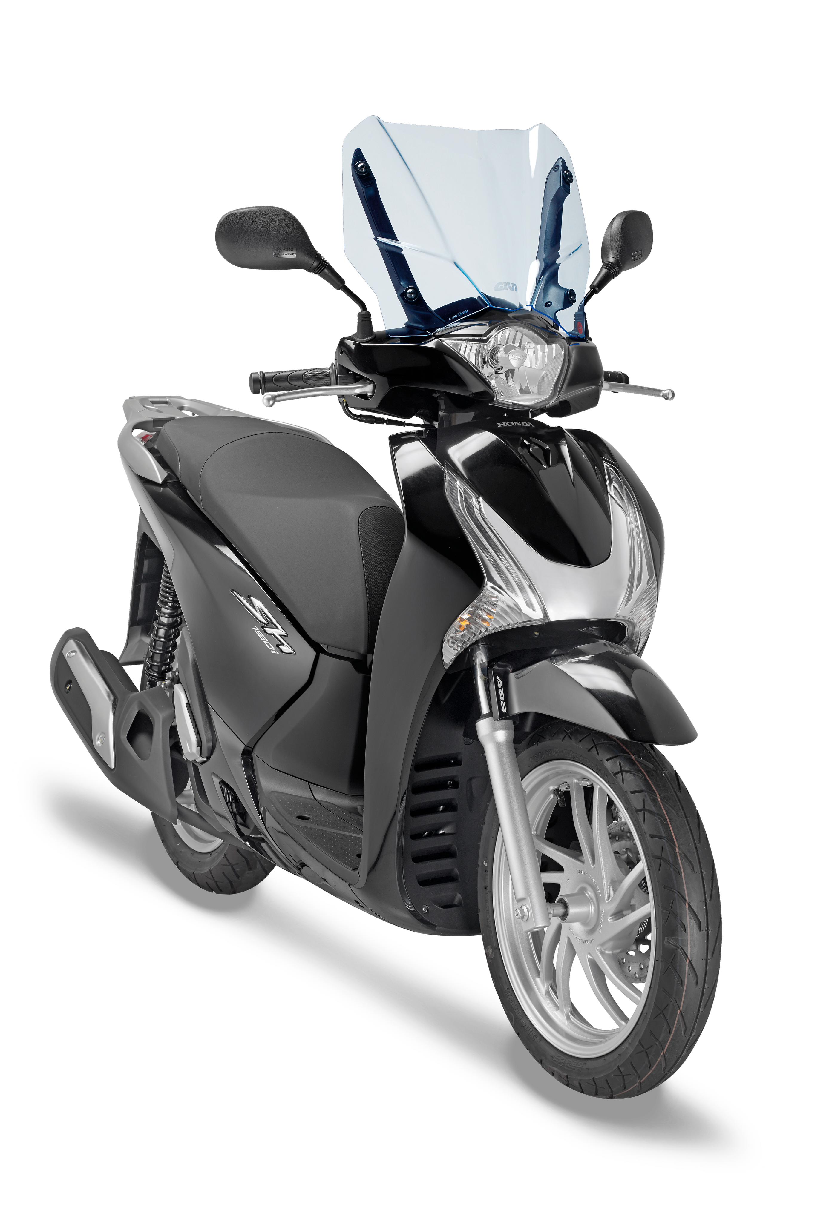 D1128BL screen GIVI mounted on Honda SH 150i ABS (12)