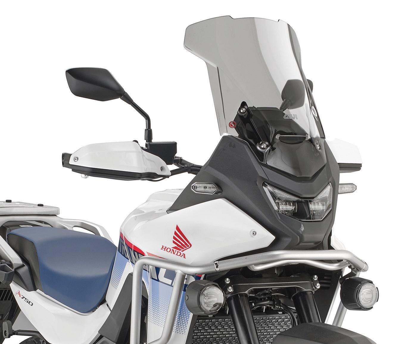 Parabrezza windscreen screen mounted-on givi GIVI D1220S montato su Honda XL 750 Transalp (25)