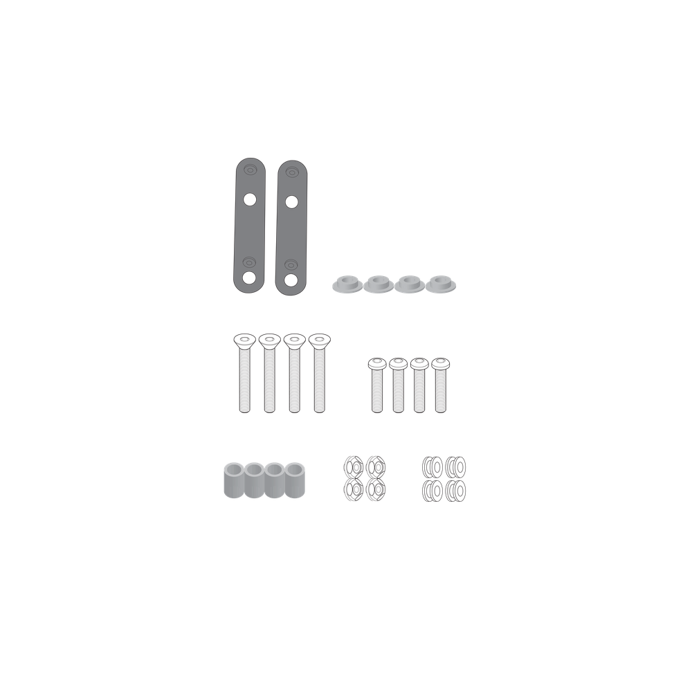 Sistema di fissaggio per cupolini GIVI D2120KIT