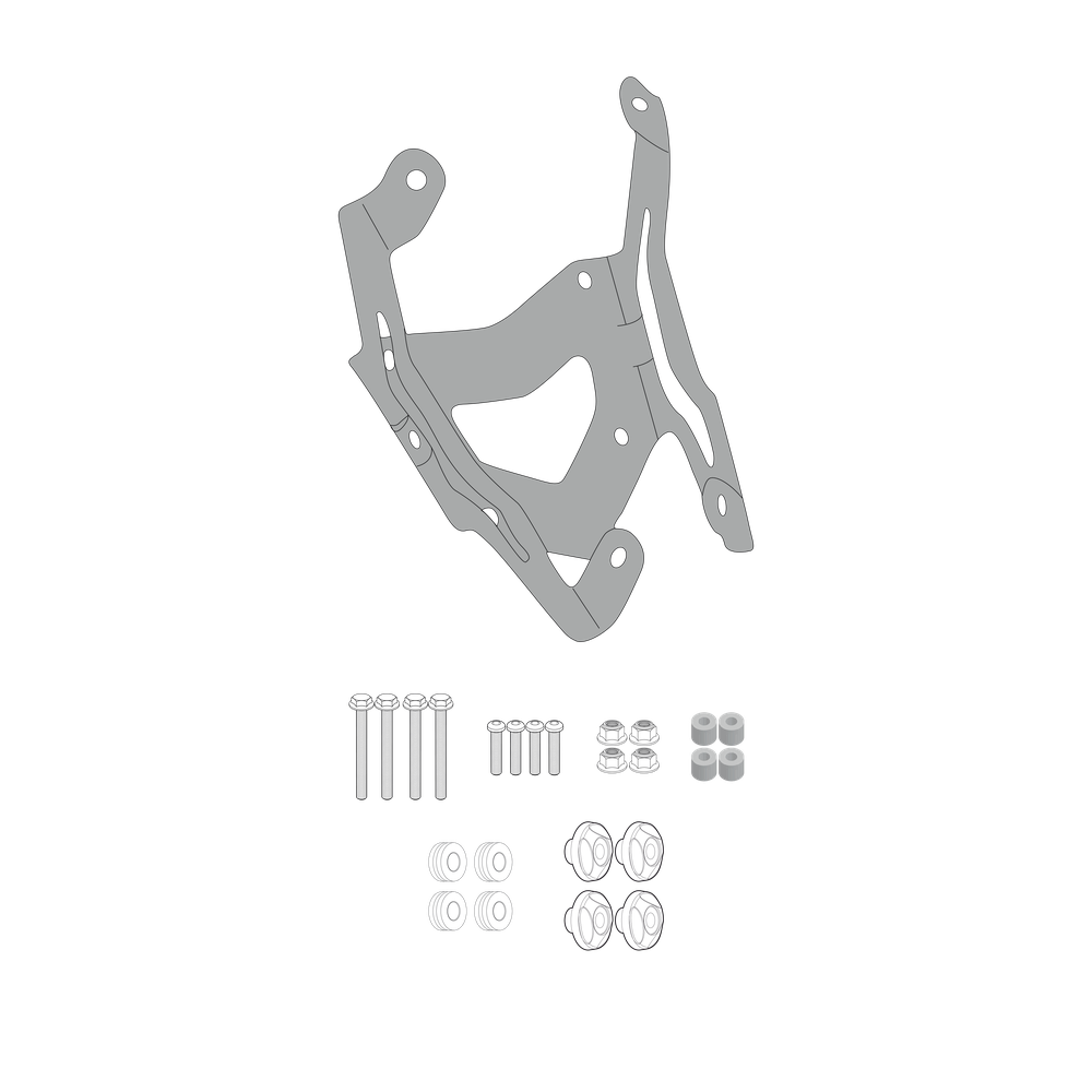 Sistema di fissaggio per cupolini GIVI D2122KIT