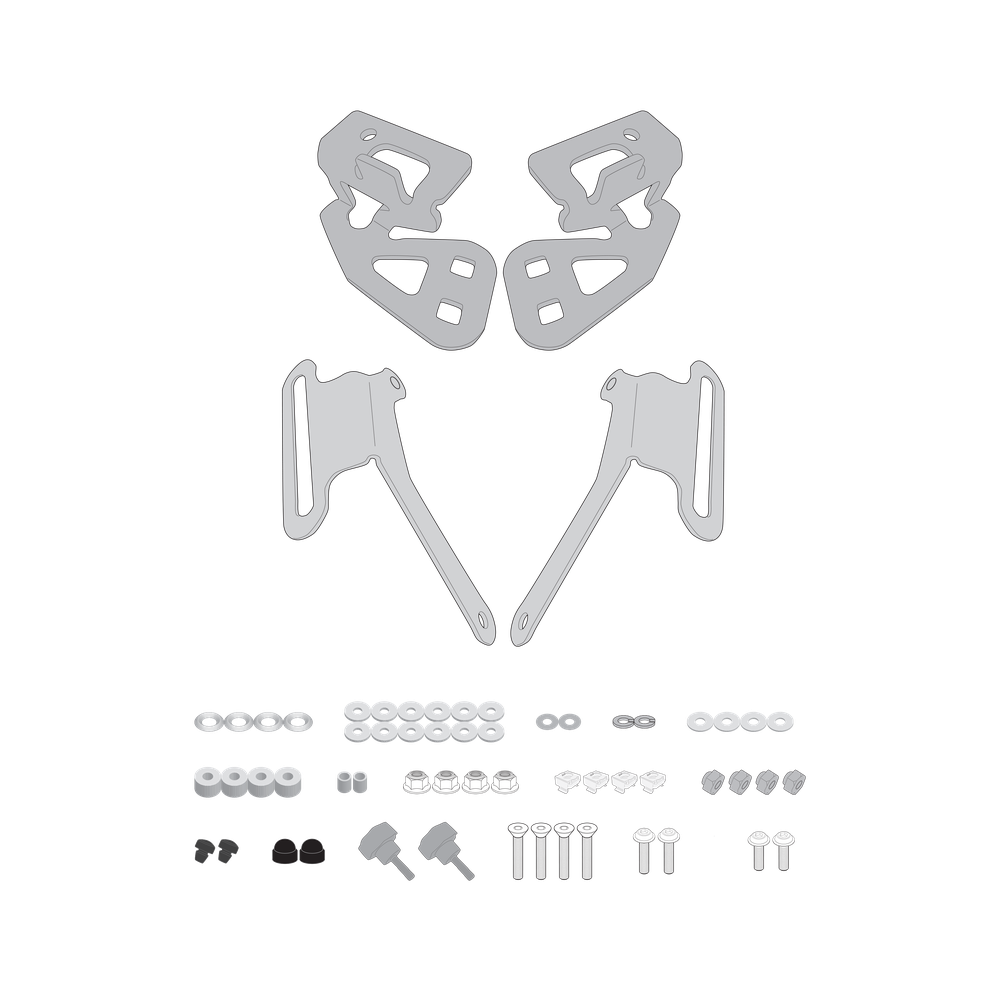 Sistema di fissaggio per cupolini GIVI D2139KIT