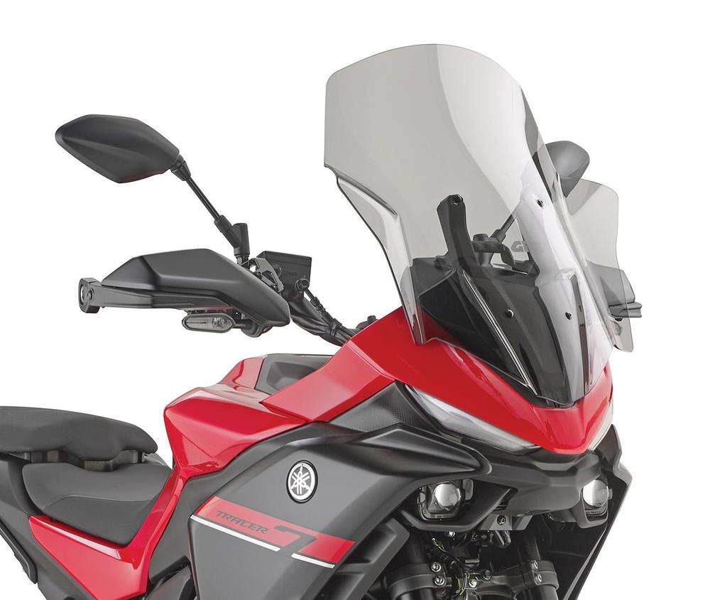 Parabrezza windscreen mounted-on givi GIVI D2177S montato su Yamaha Tracer 7 (25)