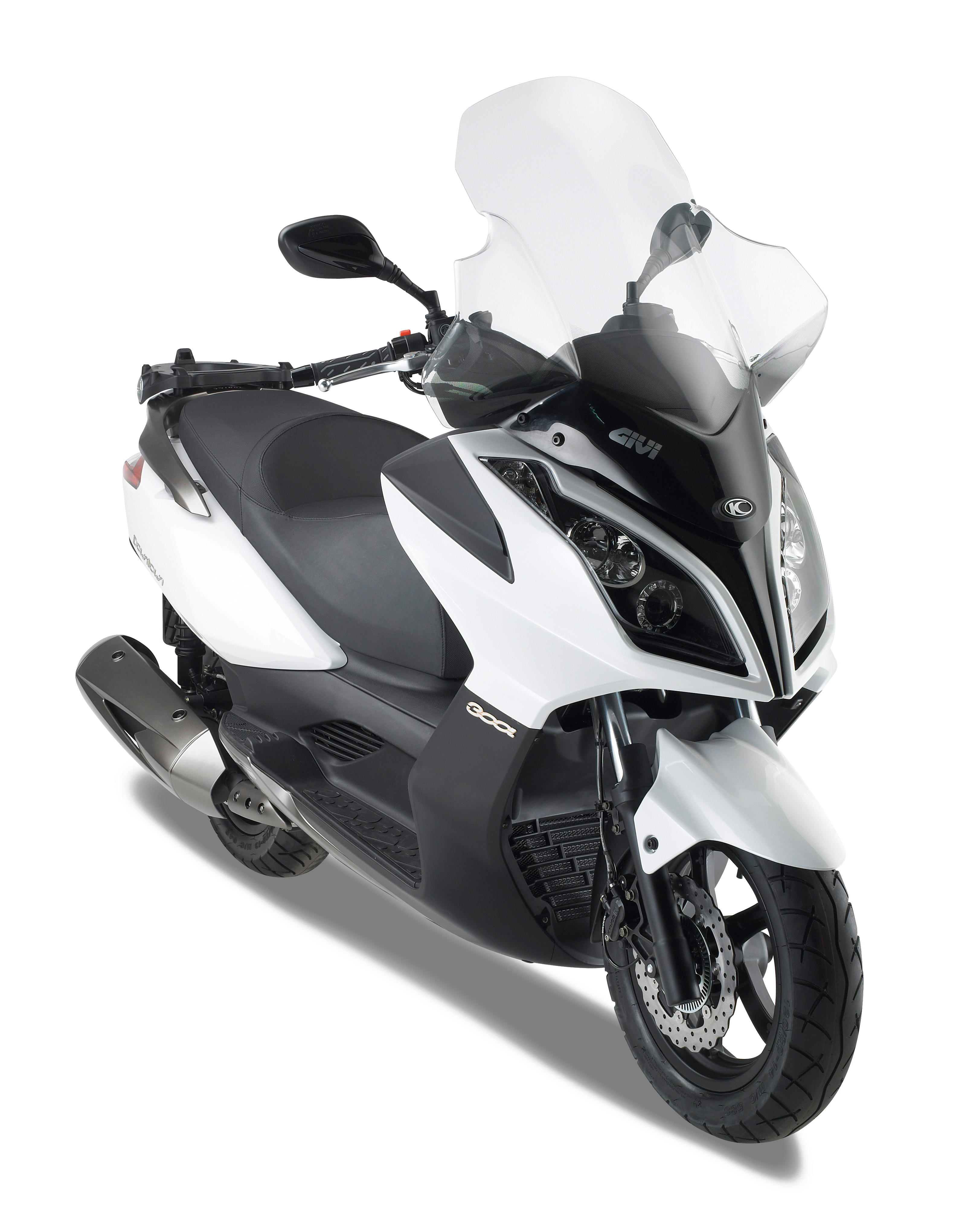 D294ST screen GIVI mounted on Kymco Downtown 200i (09)